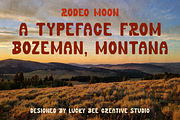 Rodeo Moon A Western Slab Serif Font, a Slab Serif Font by Lucky Bee Creative Studio (Thumbnail 5 of 8)
