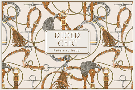 Pattern collection Rider chic, a Pattern Graphic by Natalia0307