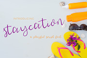 Staycation Script, a Script Font by Beck McCormick (Thumbnail 1 of 5)
