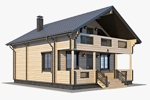 Log House 01