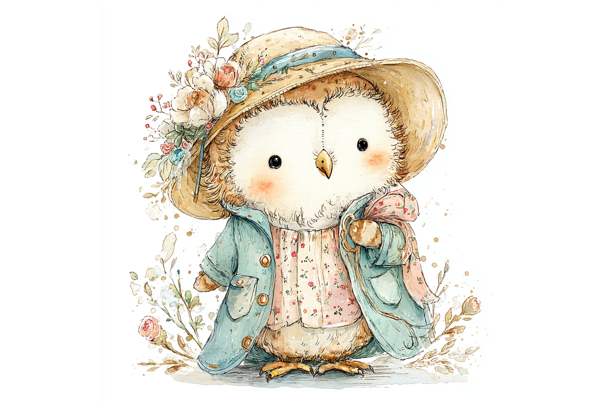 Prompt Autumn Owl Sublimation, a Seasonal Illustration by Creative design (Photo 3 of 7)