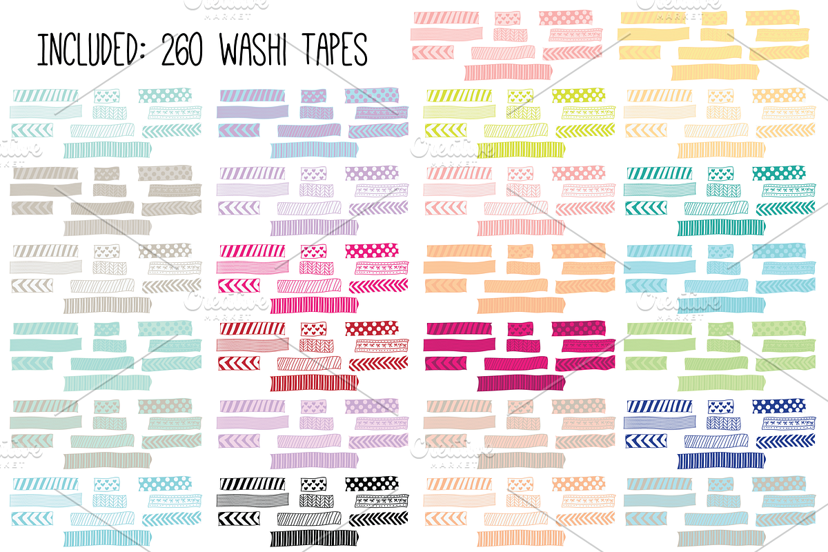 Super Washi Kit (260) preview 2