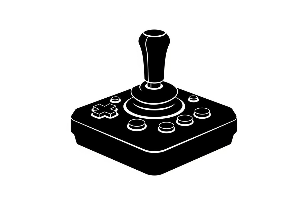 50 Retro Gaming Joystick Vector Bund, an Illustration by Creativeshirt (Photo 37 of 51)