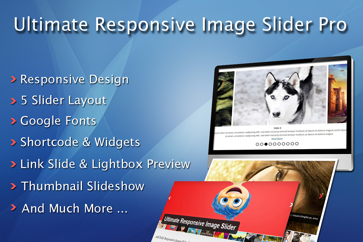 Ultimate Responsive Image Slider Pro
