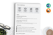 Fresher Resume Template Word, AI, a Resume Template by Hervat (Thumbnail 2 of 3)