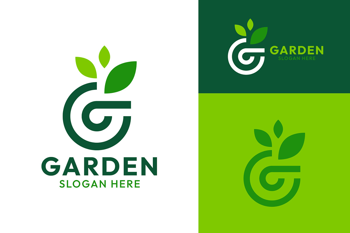 Green Leaf Letter G Garden Eco Logo, a Branding & Logo Template by Signatoro (Photo 1 of 3)