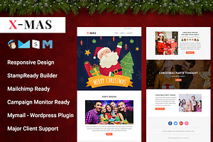 X-MAS - Responsive Email Template