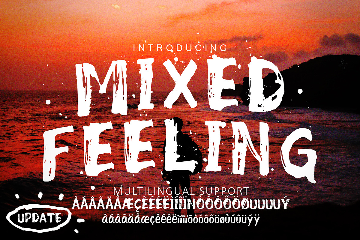 Mixed Feeling Font preview 2