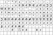 1538 Schwabacher, a Blackletter Font by GLC Foundry (Thumbnail 2 of 4)