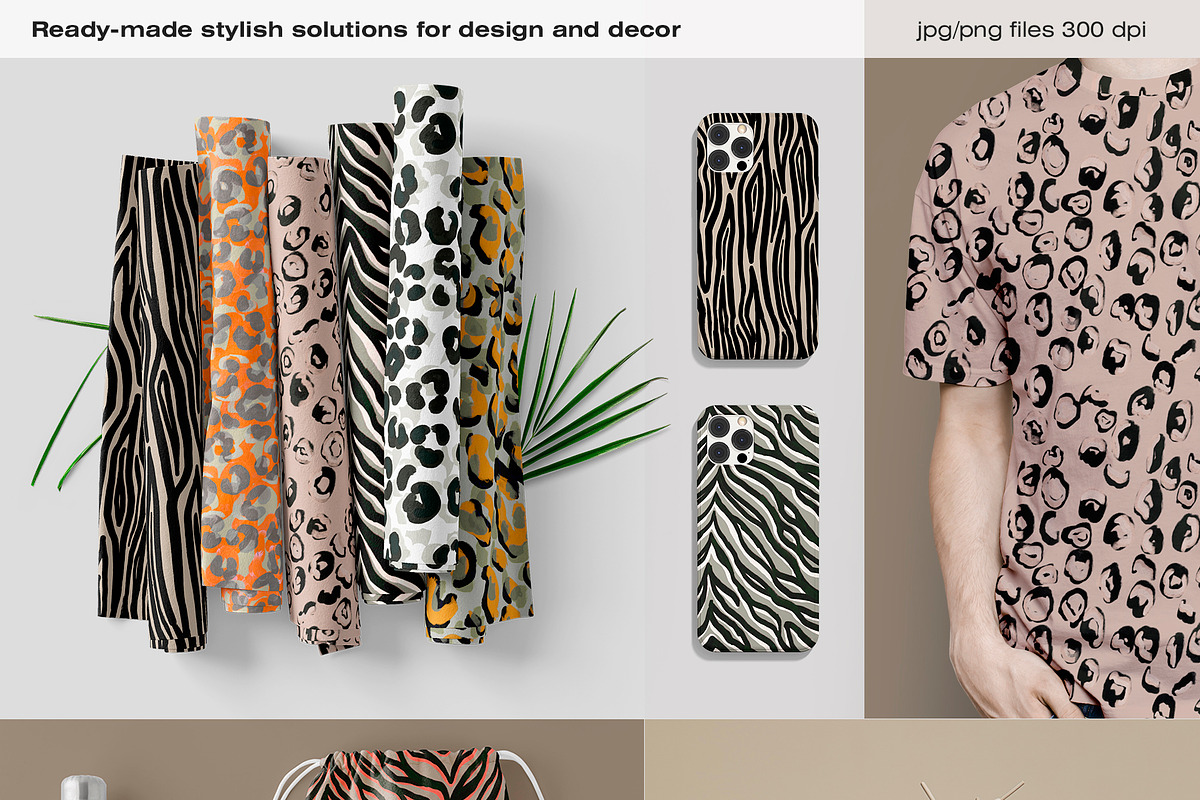 Wild Acid Animal patterns, a Pattern Graphic by ANAKOTO (Photo 5 of 9)