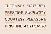 DELOIRE - Modern & Luxury Sans, a Sans Serif Font by Almarkhatype (Thumbnail 7 of 10)