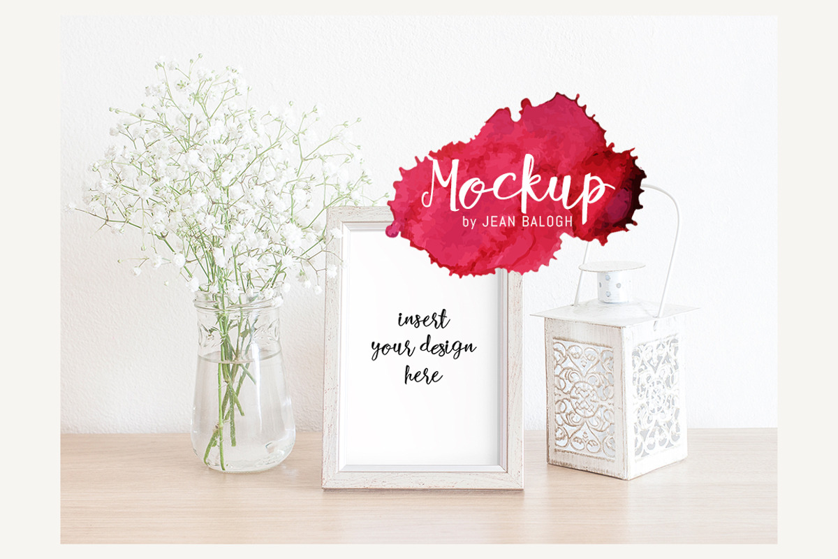White Frame Mockup, a Presentation Template by Jean Balogh