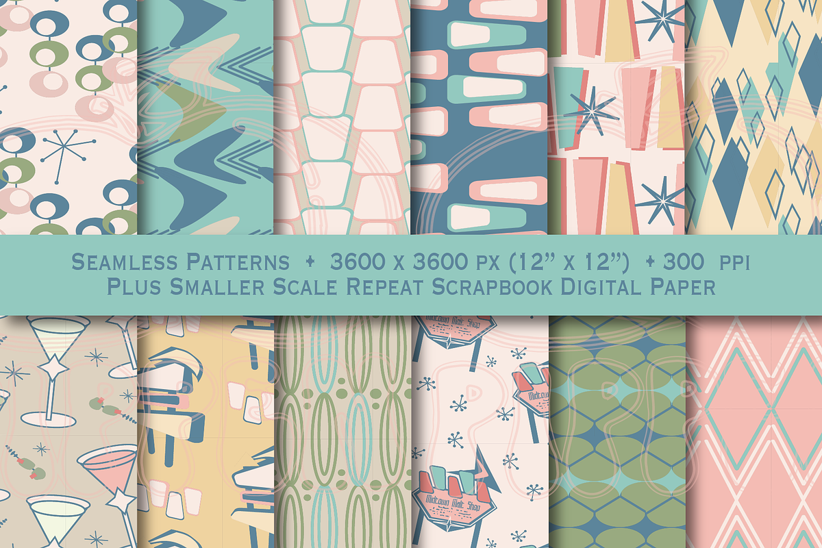 Mid Century Patterns & Posters, a Pattern Graphic by Blynn Pippen (Photo 5 of 10)