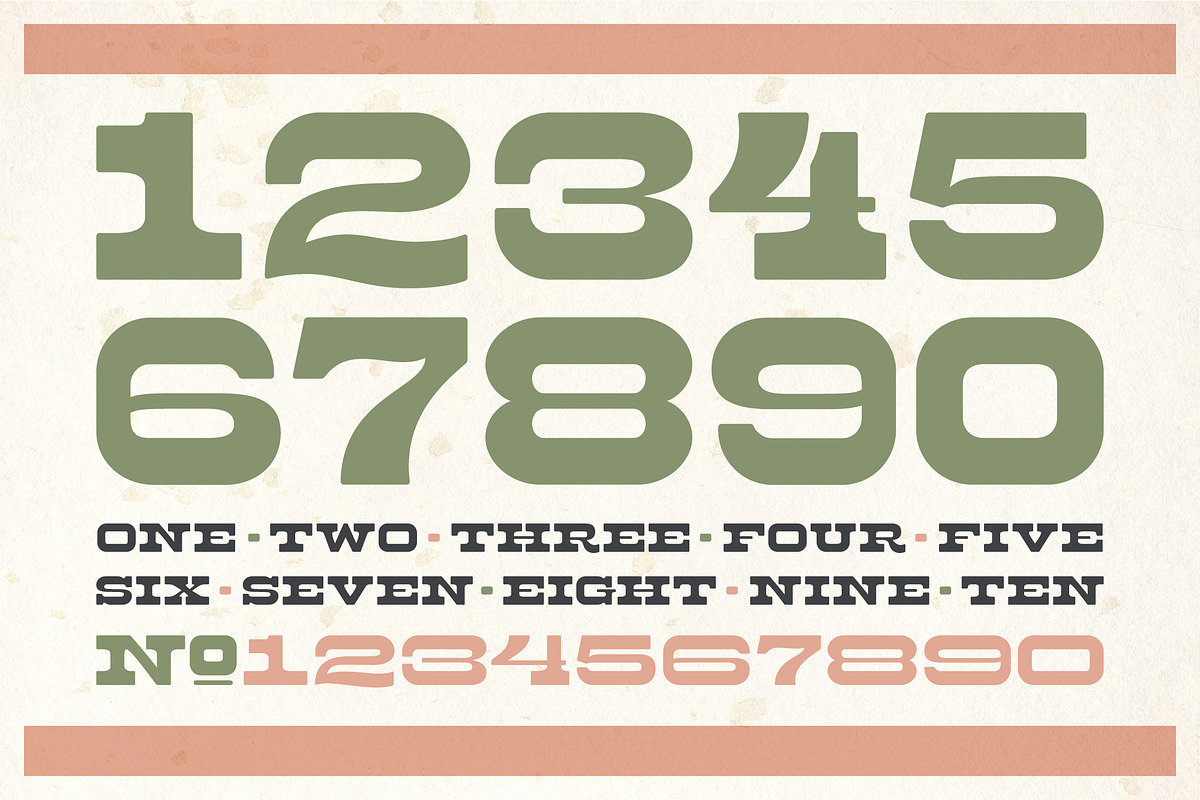 Palm Ridge Midcentury Southwest Font, a Serif Font by Molly Suber Thorpe (Photo 5 of 15)
