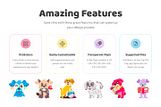 Kawaii Emoticons Stickers, an Emoji Icon by Vectors Market (Thumbnail 2 of 6)