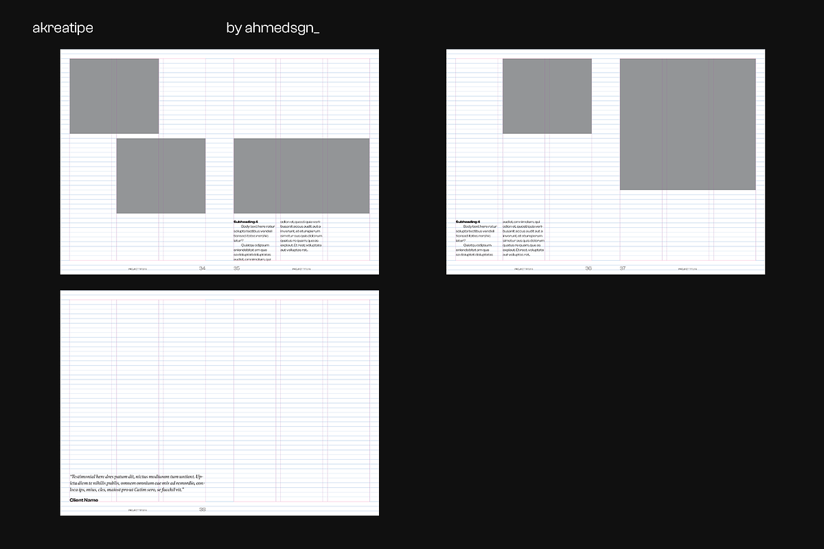 Multipurpose Portfolio Template v2, a Brochure Template by Akreatipe (Photo 8 of 8)