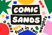 Comic Sands! A Font For Good Times, a Sans Serif Font by Meg Lewis Fun House (Thumbnail 1 of 8)