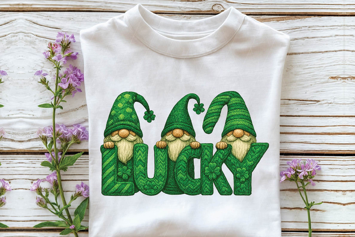 St Patrick's Day Gnome Sublimation P, an Illustration by DreamPrint404 (Photo 2 of 7)