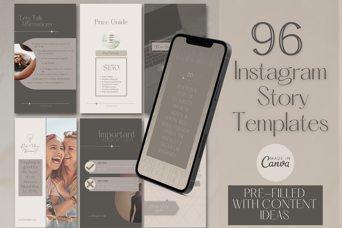 Instagram Coach Template Bundle, a Social Media Template by Faytemplates (Photo 3 of 11)