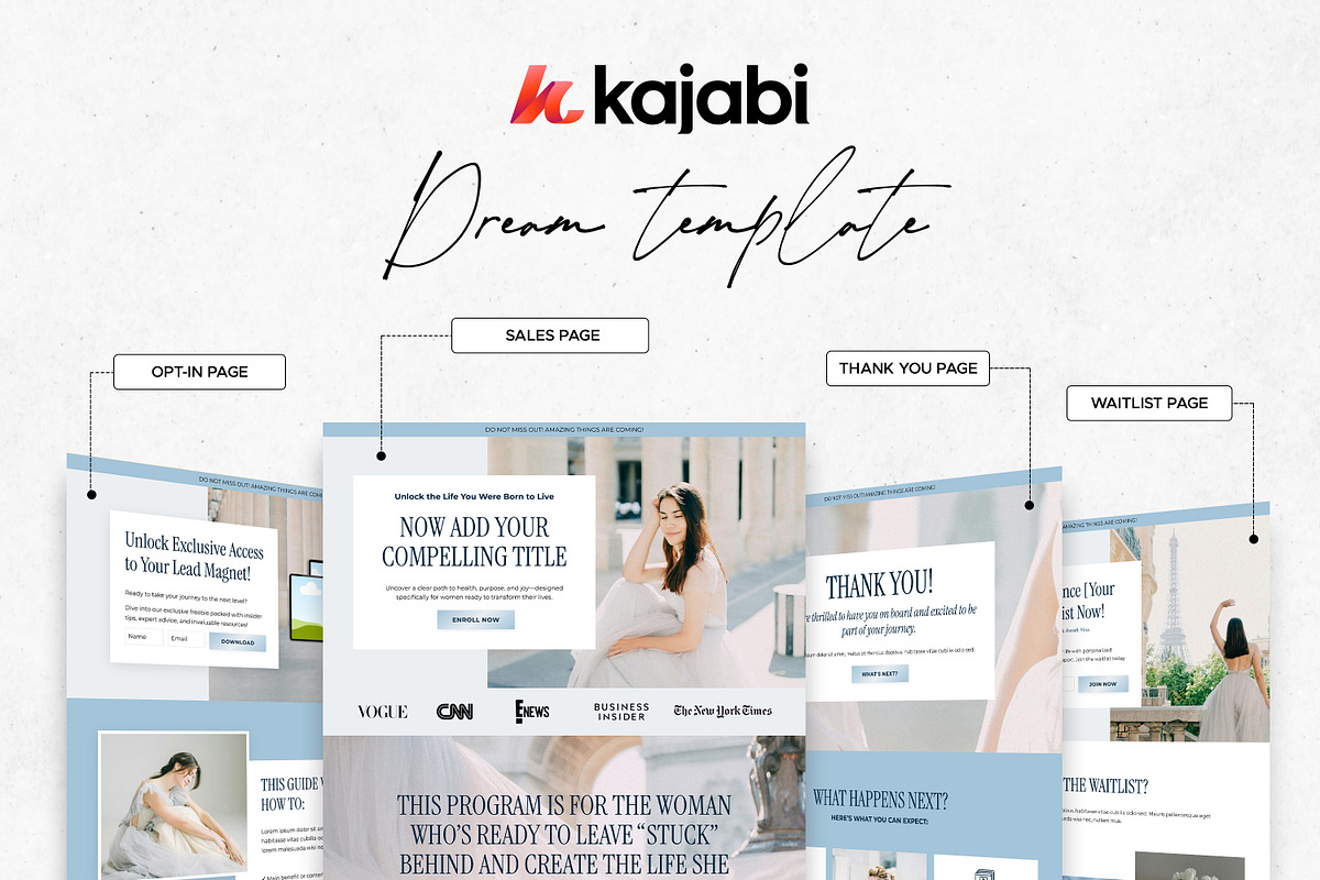 Kajabi Sales Funnel Templates, a Landing Page Template by Altenne | Kajabi Designer (Photo 9 of 9)