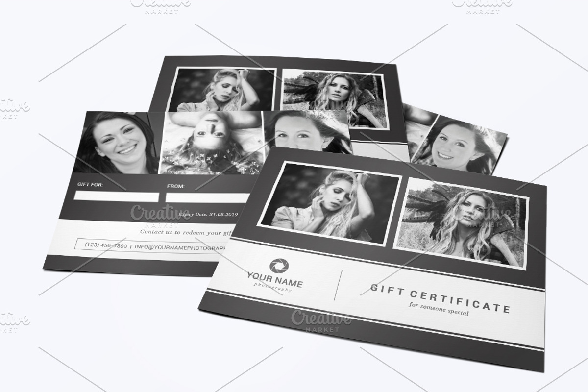 Photography Gift Certificate Templat, a Marketing Template by NM-Design-Studio (Photo 1 of 2)