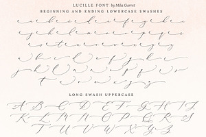 Lucille Wedding Calligraphy Font