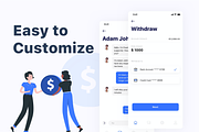 Kard | e-Wallet Finance App M Ui Kit, an App Template by Capi Product (Thumbnail 3 of 11)