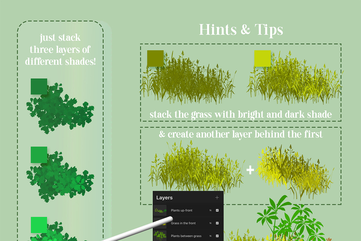 Complete Foliage Kit For Procreate, a Brush Add-On by BrushBoy (Photo 7 of 7)