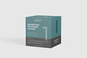 Square Box Mockup, a Packaging Mockup by tiyasprabawa (Thumbnail 2 of 11)