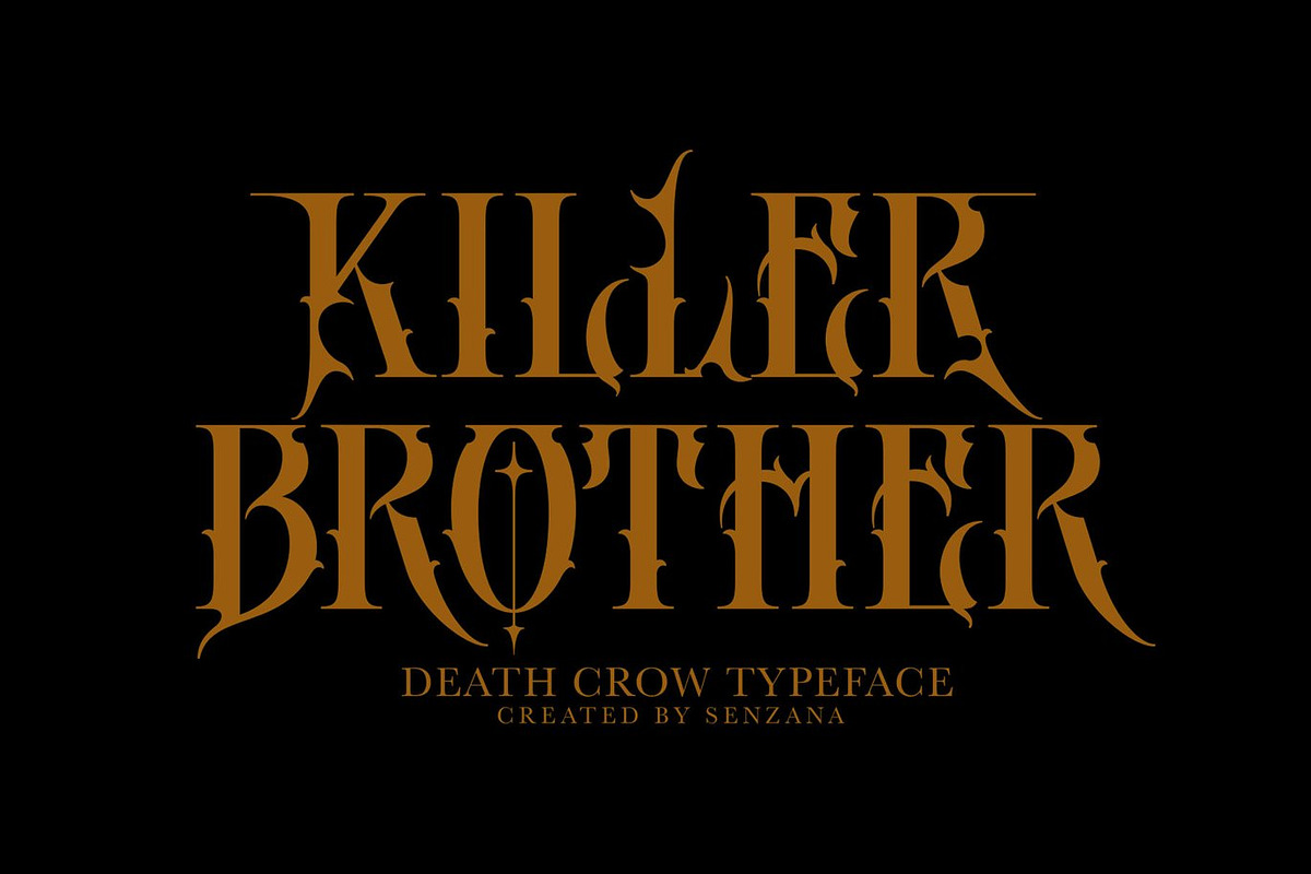 Stranger - Gothic Serif Font, a Script Font by Luna Shop (Photo 7 of 8)