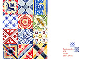 Watercolor tile patterns, a Decorative Illustration by WatercolorArt (Thumbnail 5 of 6)
