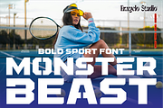 NCL Monster Beast - Sport Gym Font, a Sans Serif Font by Enxyclo Studio (Thumbnail 1 of 12)
