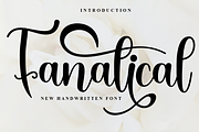 Fanatical, a Handwritten Font by FreshTypeINK (Thumbnail 1 of 8)