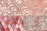 Rose Gold Shimmers Seamless Patterns, a Pattern Graphic by PrintablesByFranklyn (Thumbnail 5 of 6)