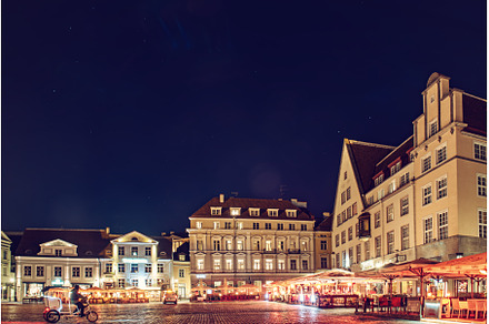 Tallinn Main Square, an Architecture Photo by Nature and travel