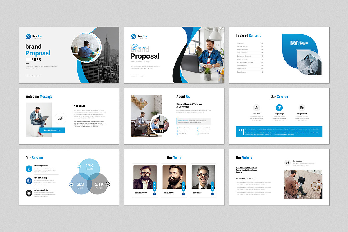 Project Proposal Presentation, a Presentation Template by GenerousArt (Photo 2 of 8)