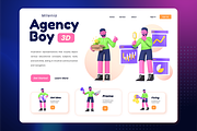 Milenia Agency Boy, a Characters & Person 3D Model by kerismaker (Thumbnail 6 of 8)