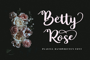 Betty Rose - Handwritten Font