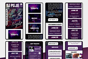 DJ & Disco Website Template, a Wix Template by Kitteeh (Thumbnail 6 of 21)