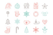 Christmas flat icons, a Solid Icon by Iryna Denysova (Thumbnail 3 of 3)