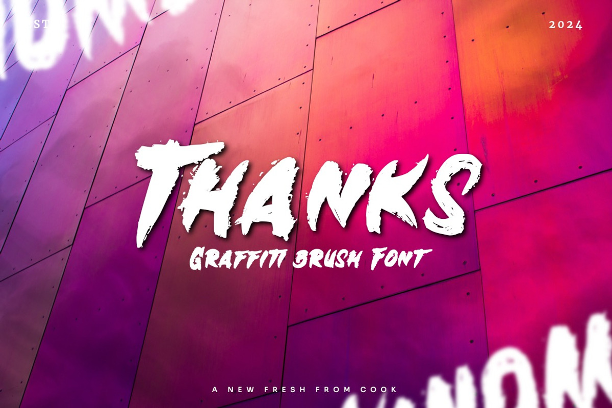 Vinomez - Graffiti Brush Font, a Font by Dhabee (Photo 14 of 15)