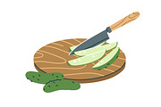 Cutting and grating vegetables set, a Food Illustration by Good Studio (Thumbnail 4 of 10)