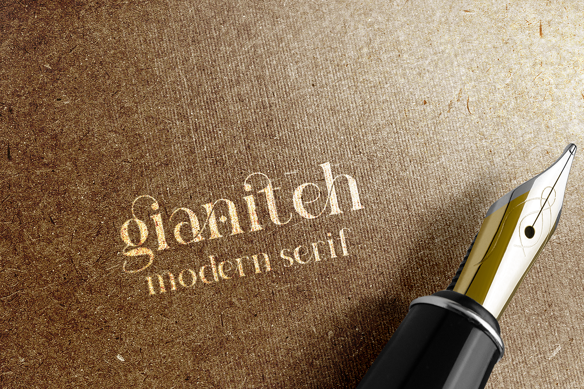 Gianiteh Display Modern Serif, a Serif Font by KennedyStudio (Photo 12 of 19)