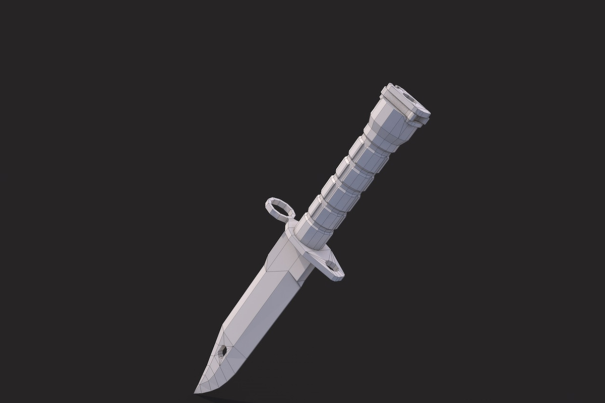 Low Poly Combat Knives Pack, an Object 3D Model by CreativeeArt (Photo 22 of 25)