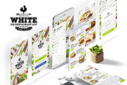 Premium White IOS Restaurant App ui, a Templates & Theme by Sladedesign (Thumbnail 1 of 4)