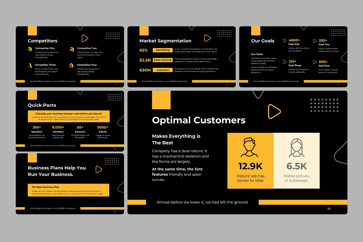 Business Plan -Presentation Template, a Presentation Template by MNML Agency (Photo 32 of 34)