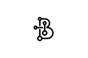 Luxury Letter B Technology Logo, a Branding & Logo Template by Luxury Logos (Thumbnail 3 of 4)