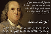 Remsen Script, a Script Font by Three Islands Press (Thumbnail 5 of 5)