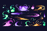 Forks of flame, fire set + patterns, an Object Illustration by PaperTrident (Thumbnail 3 of 5)