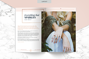 ROSE GOLD Magazine | Indd & Psd, a Magazine Template by Marigold Studios (Thumbnail 7 of 8)